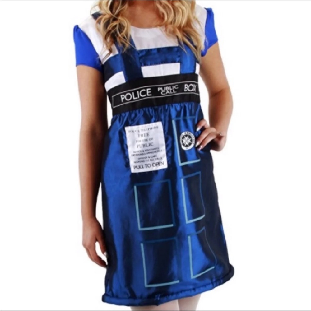 Doctor who tardis Halloween costume dress Sz S/M